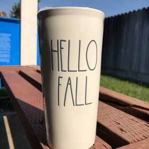 Rae dunn Hello Fall tumbler